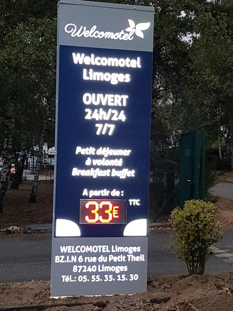 Welcomotel Limoges Buitenkant foto